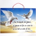 Poster A4 cu agatatoare, Sa traiesti in pace si pacea sa fie cu casa ta.... Poster A4 cu agatatoare, Sa traiesti in pace si pacea sa fie cu casa ta....